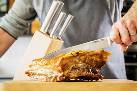 Sabatier Classic 5 Piece Knife Block showcasing the best kitchen knives for culinary excellence in the Knives & Cutting collection.