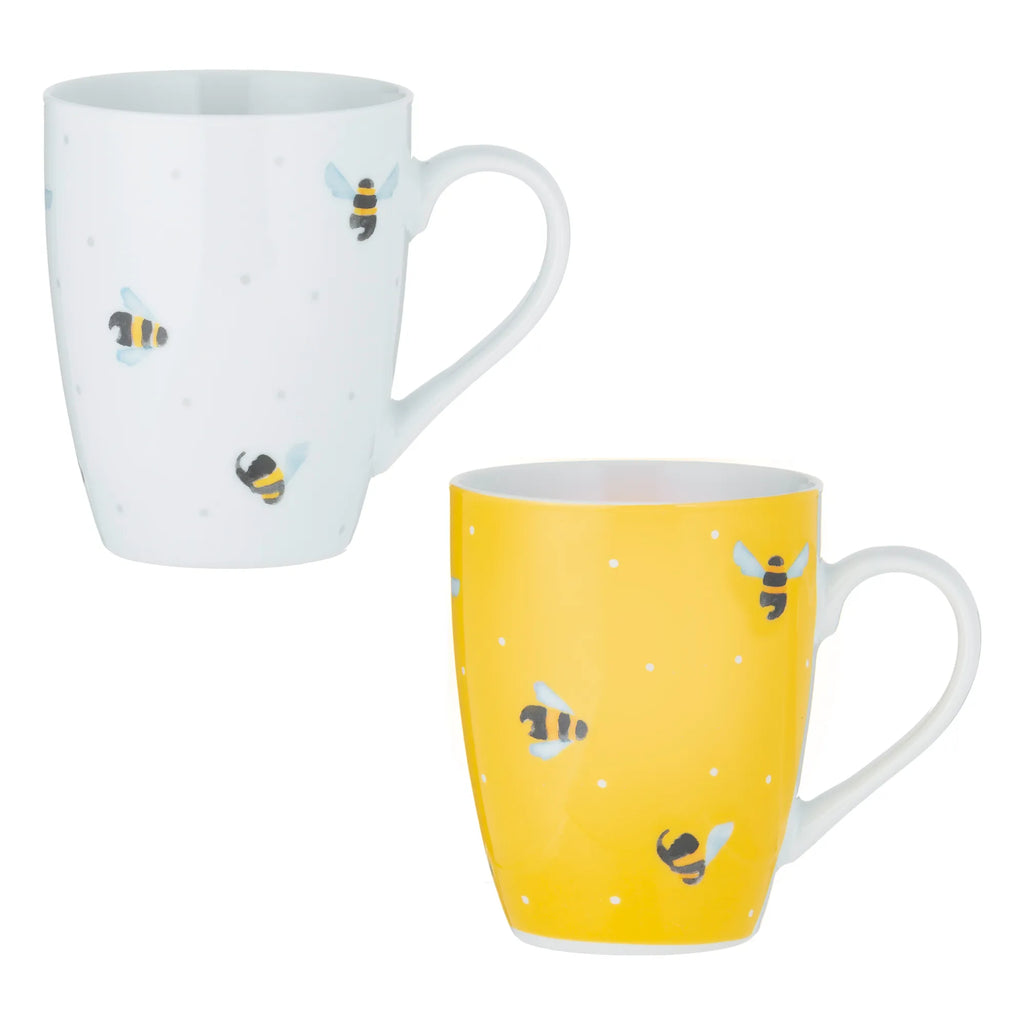 Price & Kensington Sweet Bee Set of 4 Mugs Assorted 380ML