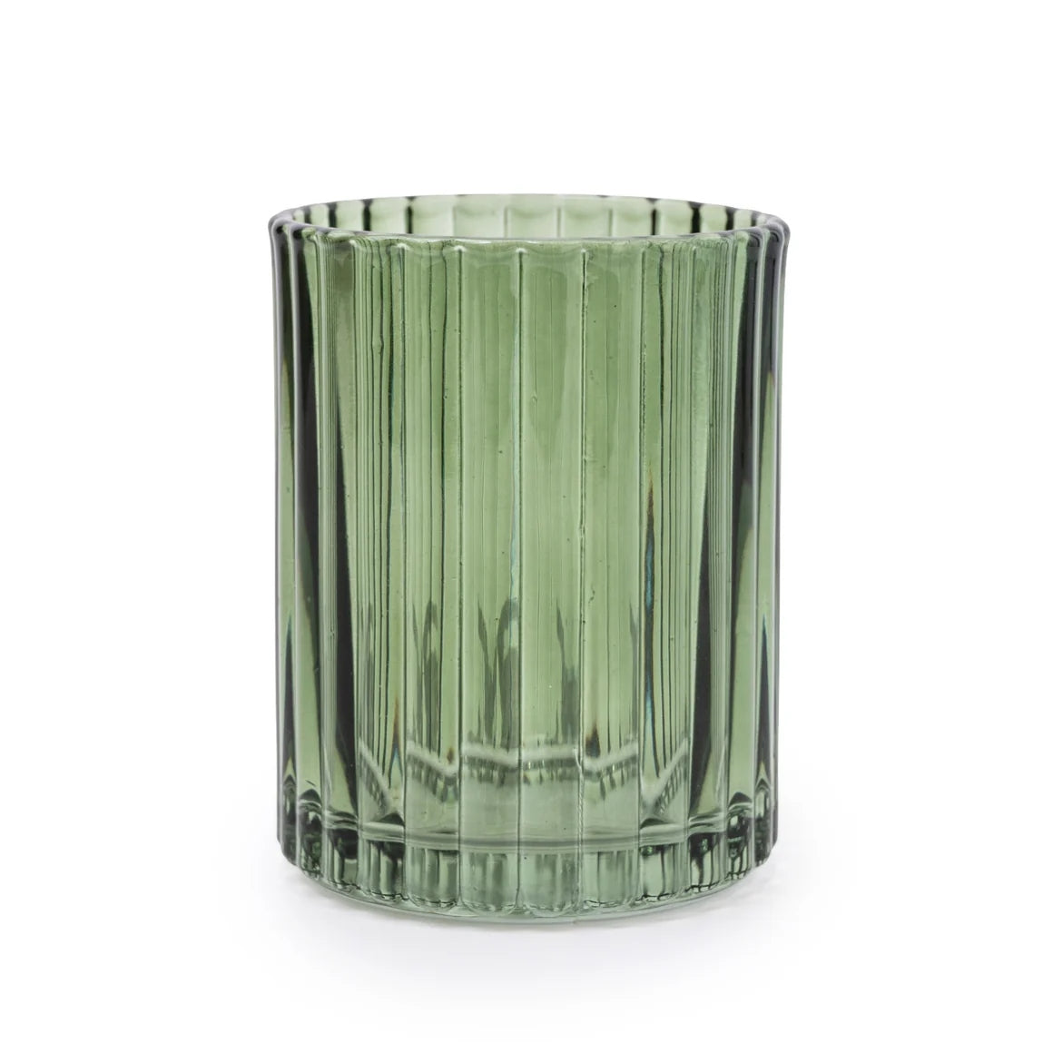 Bathroom Glass Tumbler Green