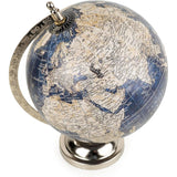 Vintage Navy Blue World Globe - Home Deco London