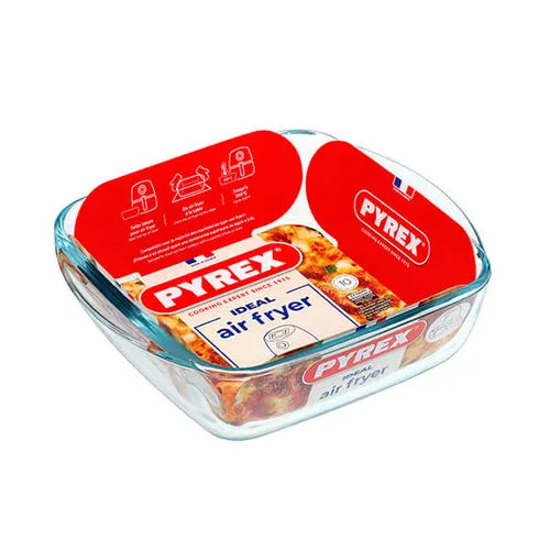 Pyrex Airfryer 1L Square Dish without Lid 20x17cm