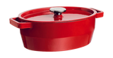 Pyrex SlowCook Red Oval cast iron casserole dish 29cm - Currently on Order - Orders will be delivered from the 15/10/2026.