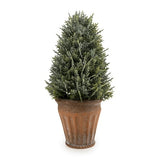 29cm Cypress Tree in Decorative Pot – Artificial Cypress Plant