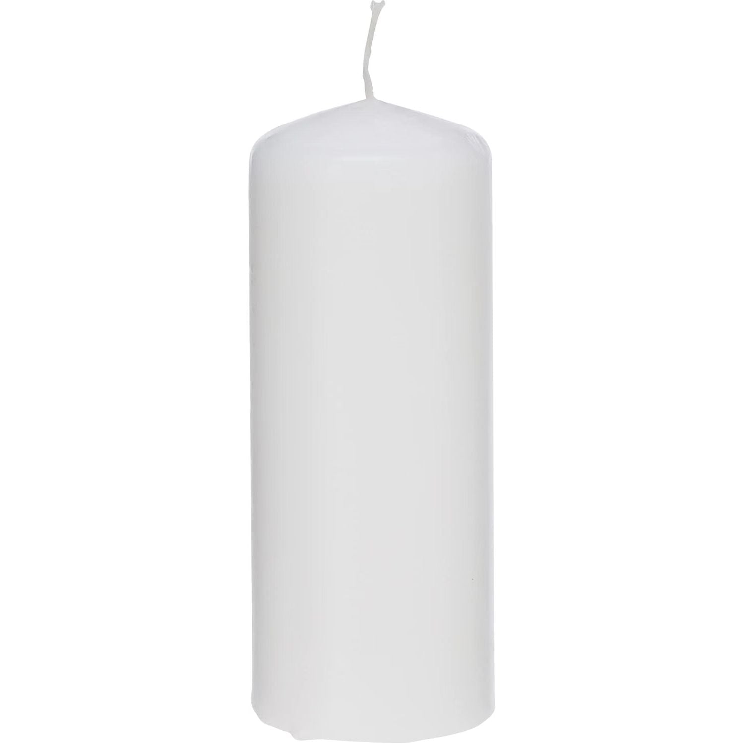 Spaas Bulk Pack of Unscented Pillar Candles 60/150 mm, ± 45 Hours, White 36 Candles