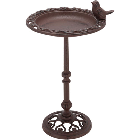 Esschert Design Decorative Birdbath 39cm Cast Iron - Home Deco London