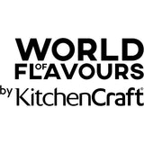 World of Flavours Italian 3 Bottle Glass Oil and Vinegar Set - Home Deco London