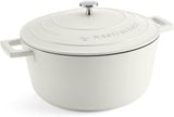 MasterClass Cast Aluminium Cream Casserole Dish, 28cm, 5 Litre, Gift Boxed