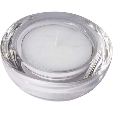 Spaas Tealight Holders, Transparent Pack of 6