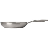 Pyrex Infinity Stainless Steel Frying Pan 28 cm, 18/10 Uncoated Steel, PFAS Free, Induction and Oven Safe, Fixed Handle, Brushed Finish