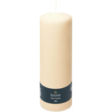 Spaas Unscented Pillar Candle 80/250 mm, 115 Hours, Ivory