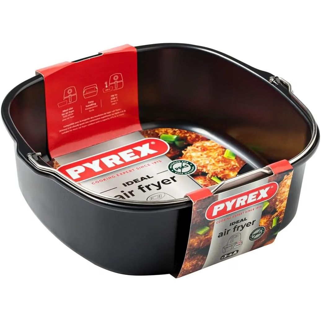 Pyrex Airfryer Metal Square Oven Dish