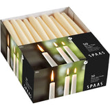 Spaas Bulk Pack of Unscented Dinner Candles 23cm | Long-Lasting 8 Hour Burn | 150 Ivory Festilux Candles