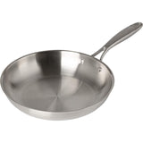 Pyrex Infinity Stainless Steel Frying Pan 28 cm, 18/10 Uncoated Steel, PFAS Free, Induction and Oven Safe, Fixed Handle, Brushed Finish