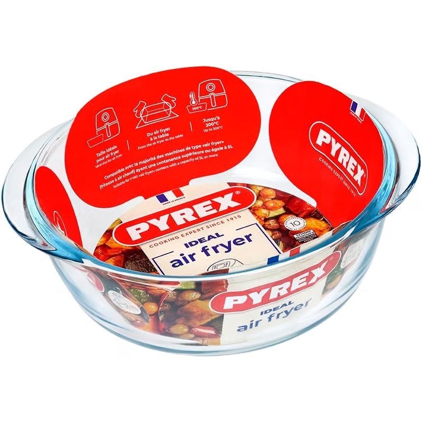 Pyrex Airfryer 1L Round Dish without Lid