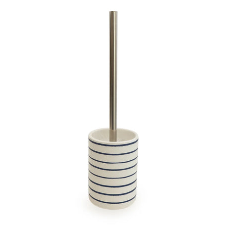 Toilet Brush Holder Harbour Stripe Bathroom