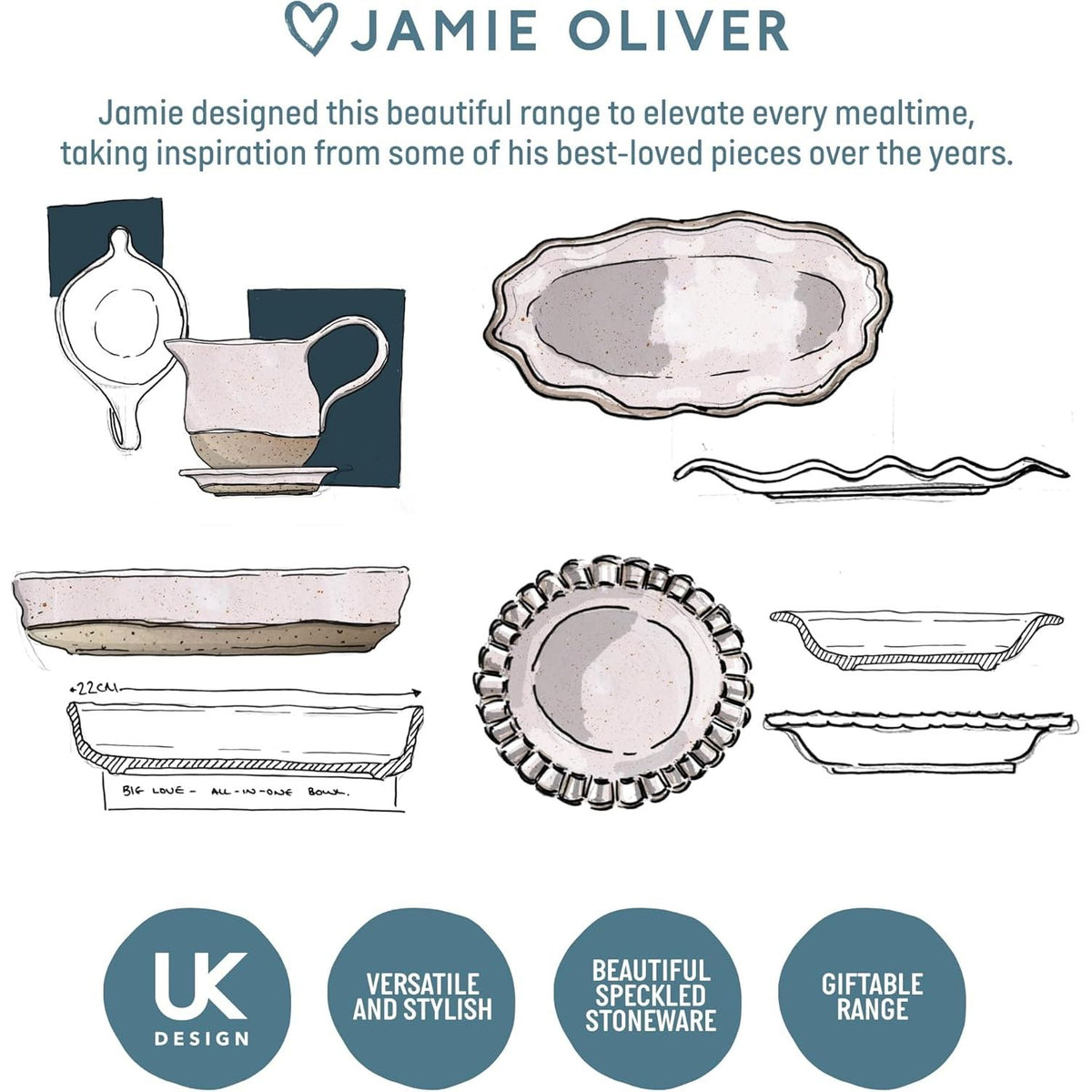 Jamie Oliver Big Love Proper Pie Dish