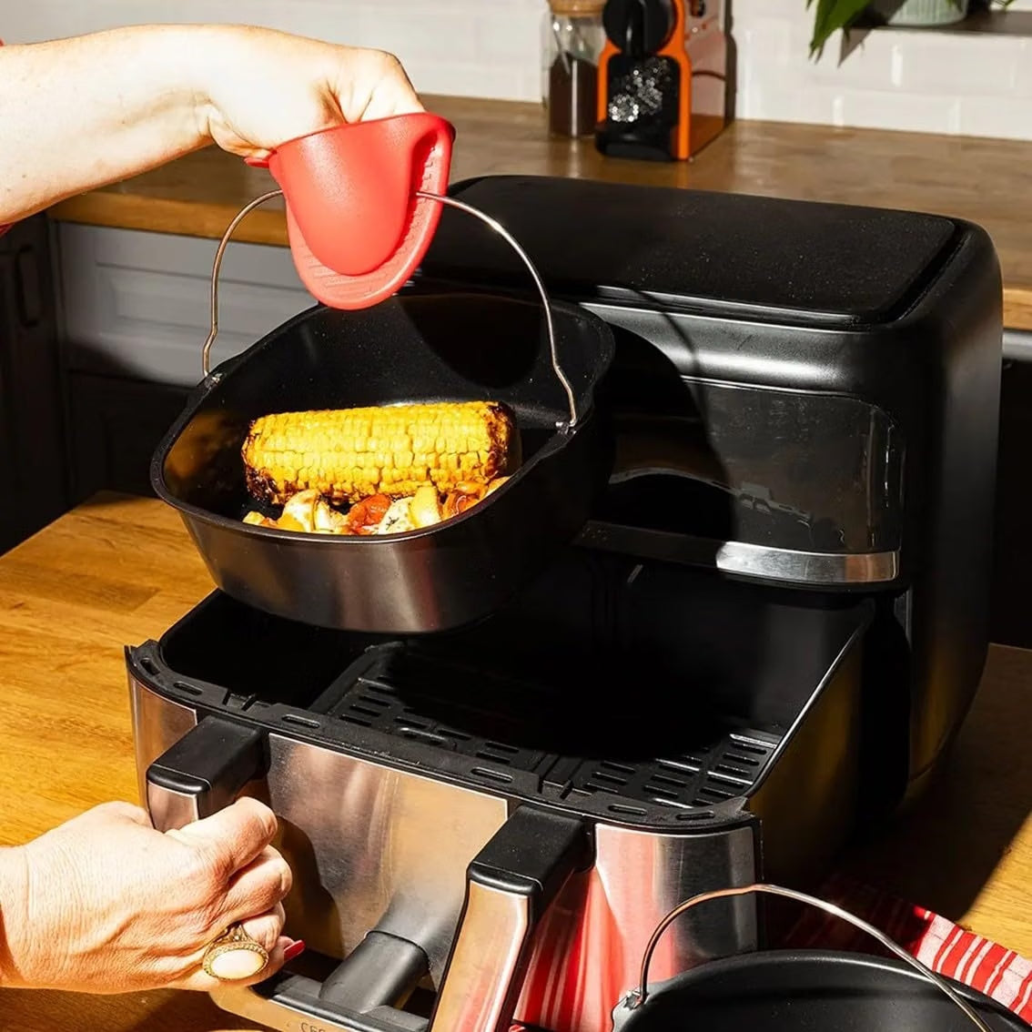 Pyrex Airfryer Metal Square Oven Dish