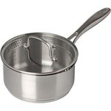 Pyrex, Infinity Saucepan with Lid, Diameter 18 cm, Fixed Handle Stainless Steel Suitable for All Heat Sources Including Induction and Oven