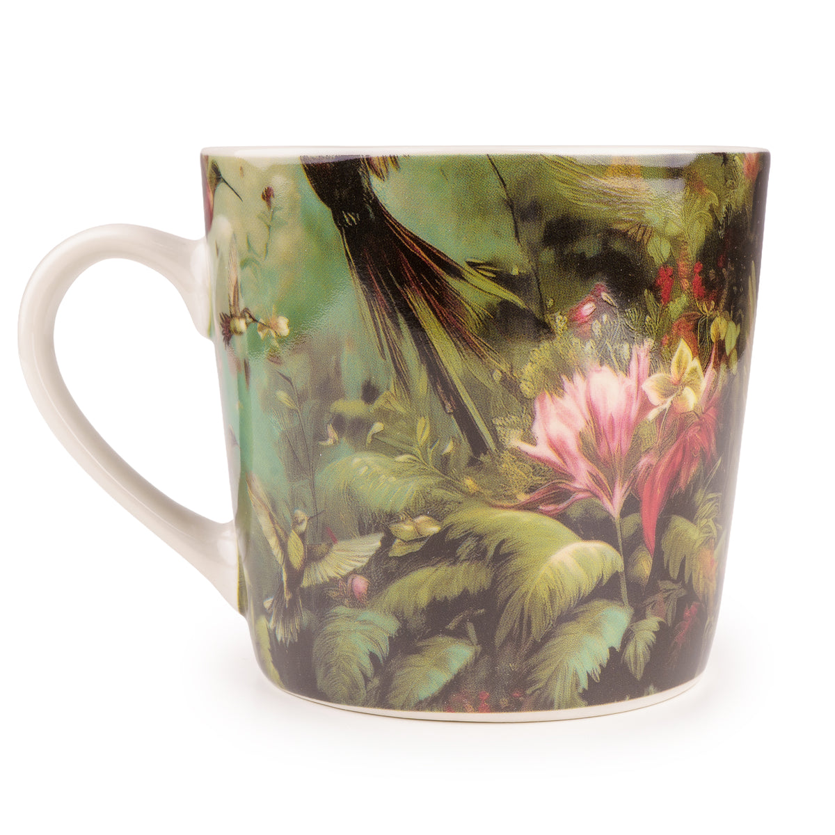 Eastern Birds Collection Green Mugs Set of 5 with Gift Box