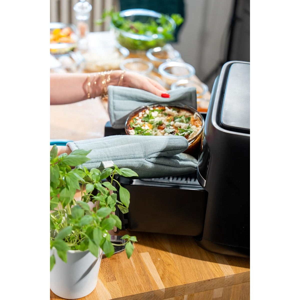 Pyrex Airfryer 1L Round Dish without Lid