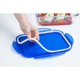 Pyrex Cook & Go - Set of 3 Glass Lunch Boxes cm with airtight lid