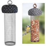 Hanging Acorn Bird Feeder displayed in a garden setting, inviting birds and enhancing outdoor aesthetics.