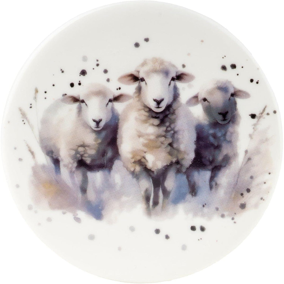 Julia Sheep Set of 4 Coasters Ceramic - Home Deco London