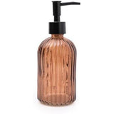 Amber 3-Piece Glass Bathroom Accessory Set - Home Deco London