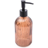 Amber 3-Piece Glass Bathroom Accessory Set - Home Deco London