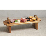 Artesà Wooden Serving Board Raised Food Display Stand - Home Deco London