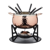 Artesà Hand Finished Copper Effect Fondue Set - Home Deco London