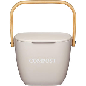 Natural Elements Eco-Friendly Bamboo Fibre Compost Bin - Home Deco London