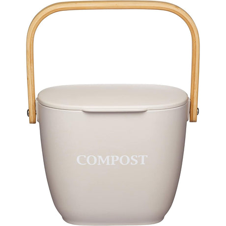 Natural Elements Eco-Friendly Bamboo Fibre Compost Bin - Home Deco London