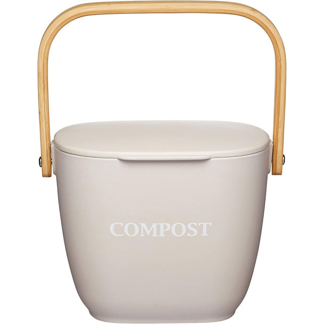 Natural Elements Eco-Friendly Bamboo Fibre Compost Bin - Home Deco London