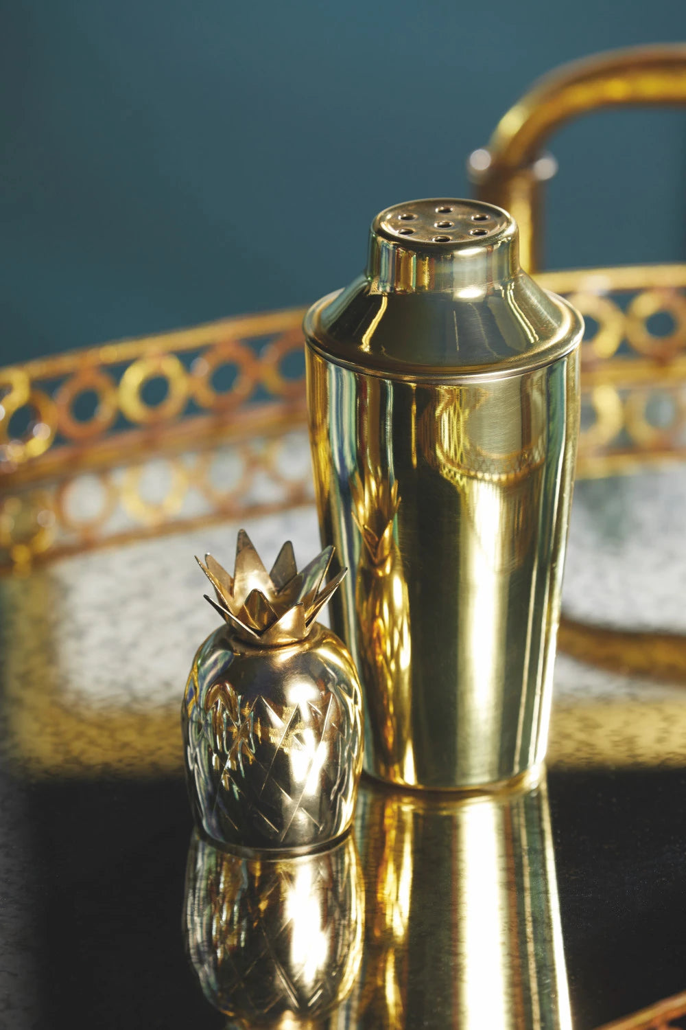 BarCraft Pineapple 325ml Mini Pineapple Cocktail Shaker