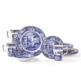 Spode Blue Italian Dinner Set - 12 Piece Tableware Set - Home Deco London