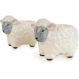Julia Sheep Ceramic Set of 2 Egg Cups featuring charming design, ideal as ceramic sheep egg cups for farmhouse decor.