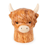 Highland Cow Ceramic Utensil Holder 3D - Home Deco London