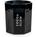 Cocoa Glow Candle Small Black Octagonal Design - Home Deco London