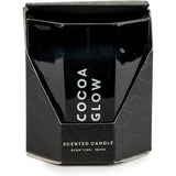 Cocoa Glow Candle Small Black Octagonal Design - Home Deco London