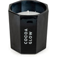 Cocoa Glow Candle Small Black Octagonal Design - Home Deco London