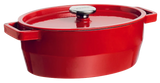 Pyrex SlowCook Red Oval cast iron casserole dish 29cm - Currently on Order - Orders will be delivered from the 15/10/2026.