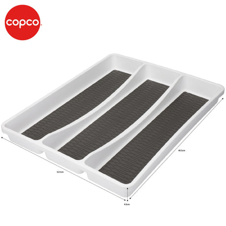 Copco Basics Cutlery Drawer Organiser with 3 Compartments - Home Deco London