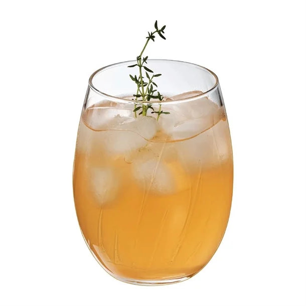 Cristal D'Arques Set of 4 Swirly 36Cl Glass Tumblers - Home Deco London