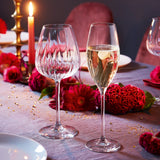 Cristal d'Arques 24cl Swirly Champagne Flute Set of 4 - Home Deco London