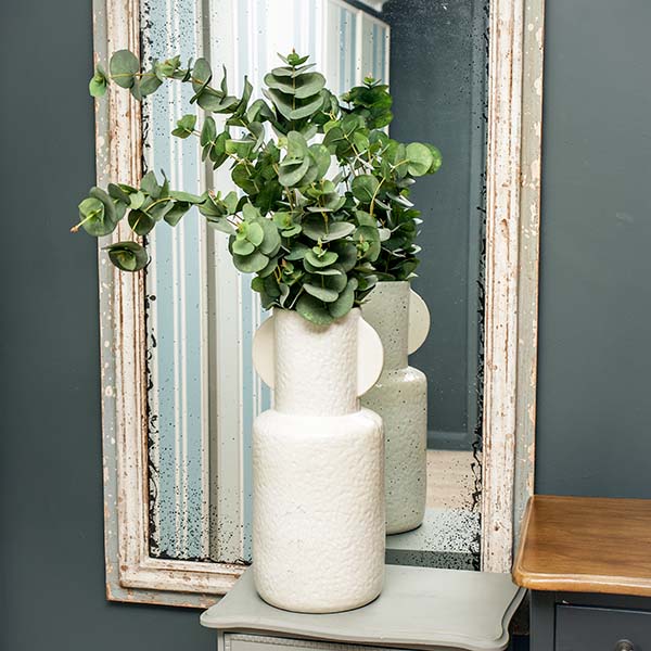 Ears Handmade Wide Neck Vase 44cm - Unique Home Deco Statement Piece for Artificial Flowers - Home Deco London
