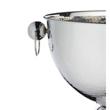 BarCraft Hammered Stainless Steel Champagne Cooler Bowl - Home Deco London