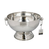 BarCraft Hammered Stainless Steel Champagne Cooler Bowl - Home Deco London