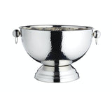 BarCraft Hammered Stainless Steel Champagne Cooler Bowl - Home Deco London