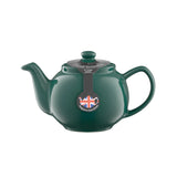 Emerald Green 2 Cup Stoneware Teapot - Durable, Heat Retaining with 450ml Capacity - Home Deco London